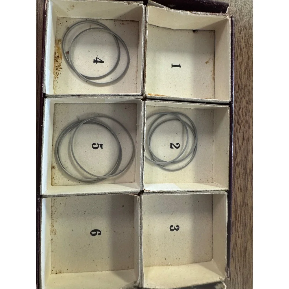 Vintage The Bestfit Waterproof Gasket Assortment G2848 Watch Repair Kit Box
